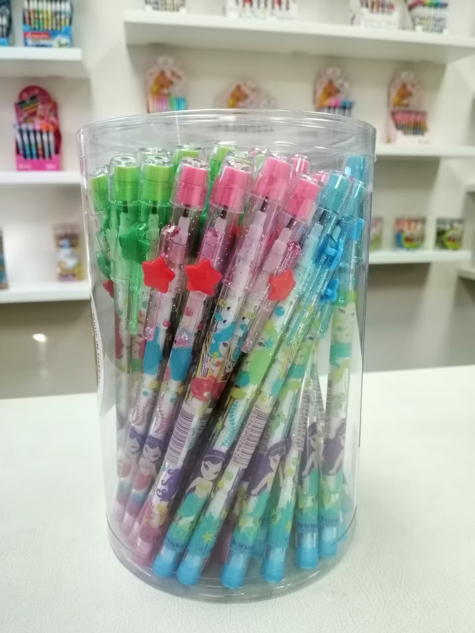 ดินสอต่อไส้เบนเซีย มียางลบ (กระป๋อง50ด้าม)